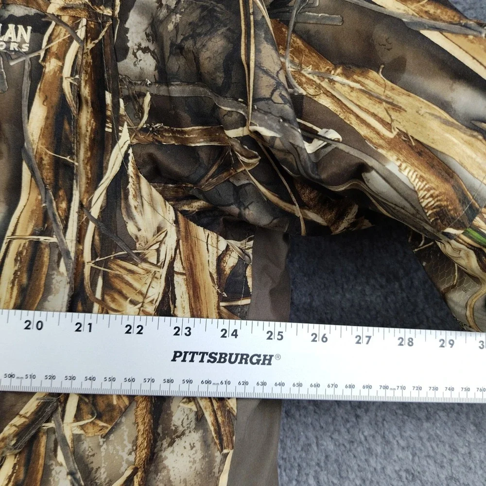 Magellan Outdoors Realtree Max-7 Camo Hunting Jacket Hooded Parka Mens Large